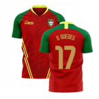 Portugal 2025-2026 Home Concept Football Kit (Airo) (G GUEDES 17)
