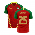 Portugal 2025-2026 Home Concept Football Kit (Airo) (N.MENDES 25)