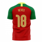 Portugal 2023-2024 Home Concept Football Kit (Airo) (Neves 18)