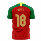 Portugal 2025-2026 Home Concept Football Kit (Airo) (Neves 18)