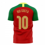 Portugal 2023-2024 Home Concept Football Kit (Airo) (RUI COSTA 10)