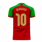Portugal 2020-2021 Home Concept Football Kit (Fans Culture) (Bernardo 10)
