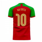 Portugal 2020-2021 Home Concept Football Kit (Fans Culture) (RUI COSTA 10)