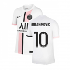 PSG 2021-2022 Away Shirt (Kids) (IBRAHIMOVIC 10)