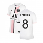 PSG 2021-2022 Away Shirt (Kids) (L PAREDES 8)