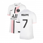 PSG 2021-2022 Away Shirt (Kids) (MBAPPE 7)