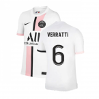 PSG 2021-2022 Away Shirt (Kids) (VERRATTI 6)