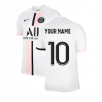 PSG 2021-2022 Away Shirt (Your Name)