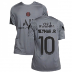PSG 2021-2022 CL Training Shirt (Dark Grey) - Kids (NEYMAR JR 10)