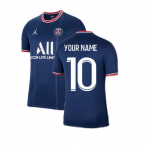 PSG 2021-2022 Home Shirt (Your Name)
