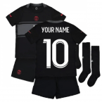 PSG 2021-2022 Little Boys 3rd Kit (Your Name)