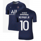 PSG 2021-2022 Pre-Match Training Shirt (Navy) (NEYMAR JR 10)