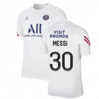 PSG 2021-2022 Training Shirt (White) (MESSI 30)