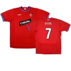 Rangers 2009-10 Away Shirt ((Very Good) M) (Davis 7)