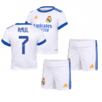 Real Madrid 2021-2022 Home Baby Kit (RAUL 7)
