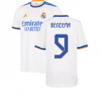 Real Madrid 2021-2022 Home Shirt (Kids) (BENZEMA 9)