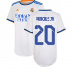 Real Madrid 2021-2022 Womens Home Shirt (VINI JR 20)