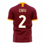 Roma 2025-2026 Home Concept Football Kit (Libero) (CAFU 2)