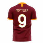 Roma 2023-2024 Home Concept Football Kit (Libero) (MONTELLA 9)