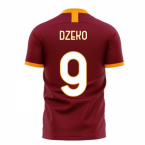 Roma 2023-2024 Home Concept Football Kit (Libero) - No Sponsor (DZEKO 9)