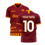 Roma 2023-2024 Home Concept Football Kit (Libero) (Your Name)