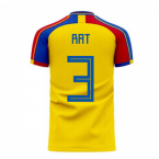 Romania 2023-2024 Home Concept Football Kit (Libero) (RAT 3)