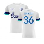 Schalke 2019-20 Away Shirt ((Mint) L) (EMBOLO 36)