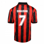 Score Draw AC Milan 1994 Retro Football Shirt (Donadoni 7)