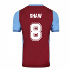 Score Draw Aston Villa 1982 Champions Of Europe Retro Football Shirt (Shaw 8)