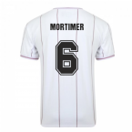 Score Draw Aston Villa 1982 Euro Final Retro Football Shirt (Mortimer 6)