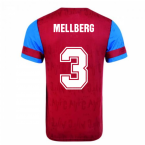 Score Draw Aston Villa 1992 Retro Football Shirt (Mellberg 3)