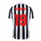 Score Draw Juventus 1984 Retro Football Shirt (BONUCCI 19)