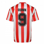 Score Draw Sunderland 1990 Retro Football Shirt (Quinn 9)
