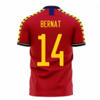 Spain 2023-2024 Home Concept Football Kit (Libero) (BERNAT 14)