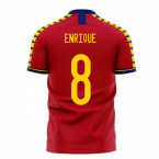 Spain 2023-2024 Home Concept Football Kit (Libero) (ENRIQUE 8)