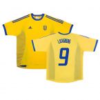 Sweden 2002-03 Home Shirt ((Very Good) S) (Ljungberg 9)