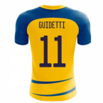 Sweden 2023-2024 Home Concept Football Kit (Airo) (GUIDETTI 11)