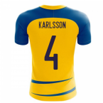 Sweden 2023-2024 Home Concept Football Kit (Airo) (KARLSSON 4)