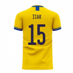 Sweden 2023-2024 Home Concept Football Kit (Libero) (ISAK 15)