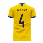 Sweden 2023-2024 Home Concept Football Kit (Libero) (KARLSSON 4)