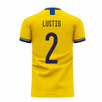Sweden 2023-2024 Home Concept Football Kit (Libero) (LUSTIG 2)