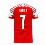 Switzerland 2025-2026 Retro Concept Football Kit (Libero) (EMBOLO 7)