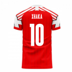 Switzerland 2023-2024 Retro Concept Football Kit (Libero) (XHAKA 10)