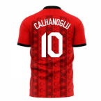 Turkey 2025-2026 Home Concept Football Kit (Libero) (CALHANOGLU 10)