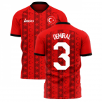 Turkey 2023-2024 Home Concept Football Kit (Libero) (DEMIRAL 3)