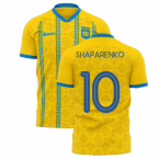 Ukraine 2023-2024 Home Concept Football Kit (Libero) (SHAPARENKO 10)