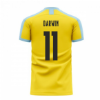Uruguay 2023-2024 Away Concept Football Kit (Libero) (DARWIN 11)