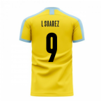 Uruguay 2025-2026 Away Concept Football Kit (Libero) (L SUAREZ 9)
