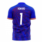 USA 2023-2024 Away Concept Football Kit (Libero) (HOWARD 1)