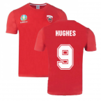 Wales 2021 Polyester T-Shirt (Red) (HUGHES 9)